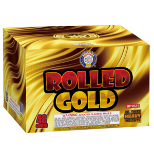 Rolled Gold 500g Fireworks Cake