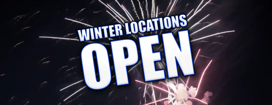 Ron's Fireworks winter locations are open!